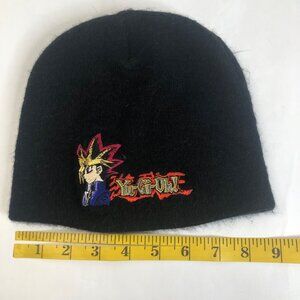 Kazuki Takahashi Youth‎ One Size Yu-Gi-Oh! VTG Beanie Black Embroidered No Tag